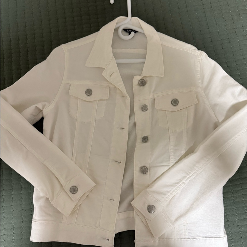 Buffalo David Bitton White Jean Jacket